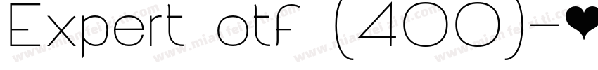Expert otf (400)字体转换